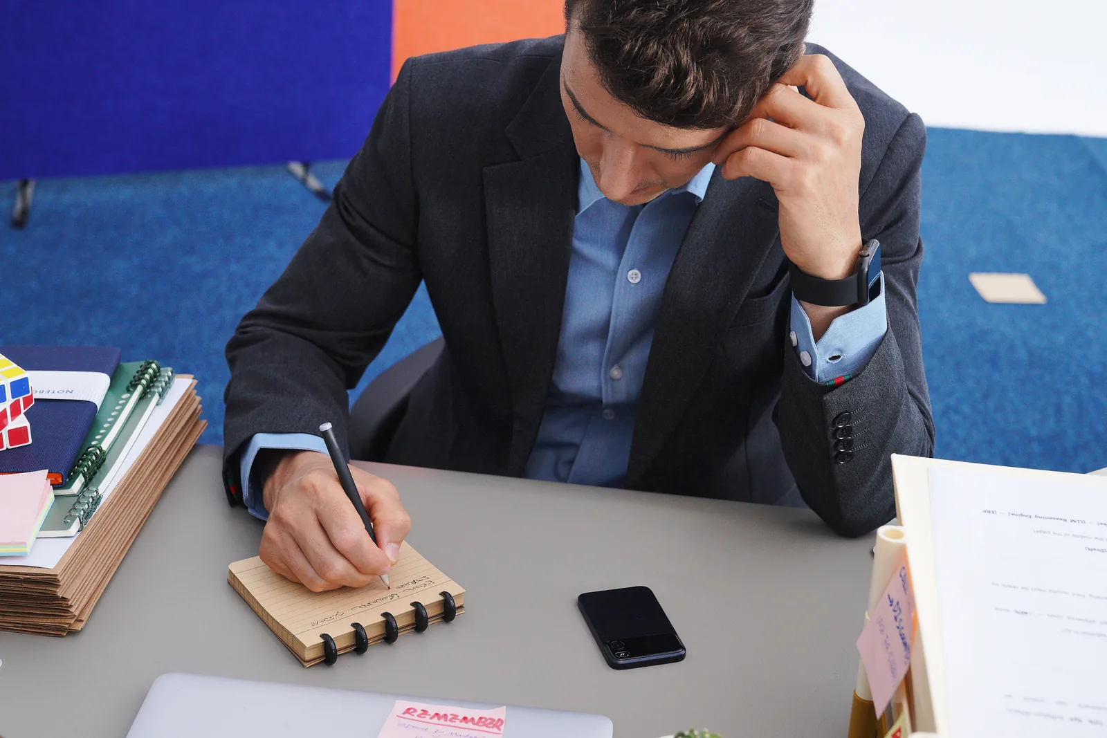 Taking notes with Comu recorder